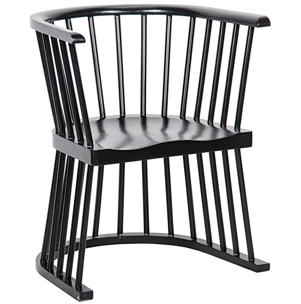 Bolah Chair, Hand Rubbed Black
