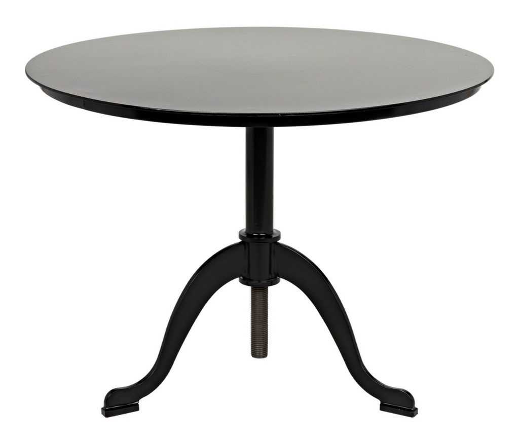 Calder Side Table, Black Metal