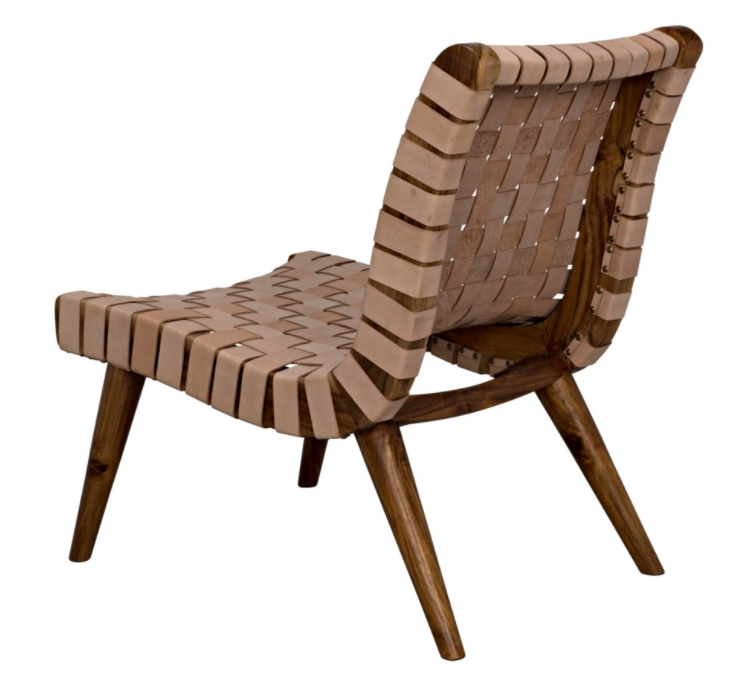 Cohen Chair, Teak and Leather