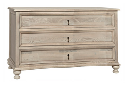 Curved Front 3 Drawer Chest