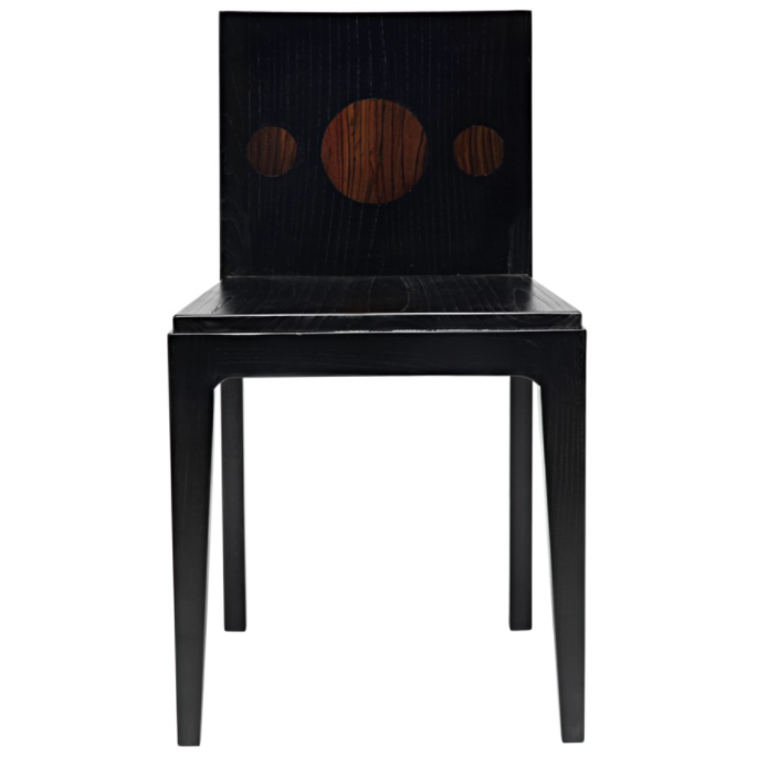 Daphne Chair, Charcoal Black