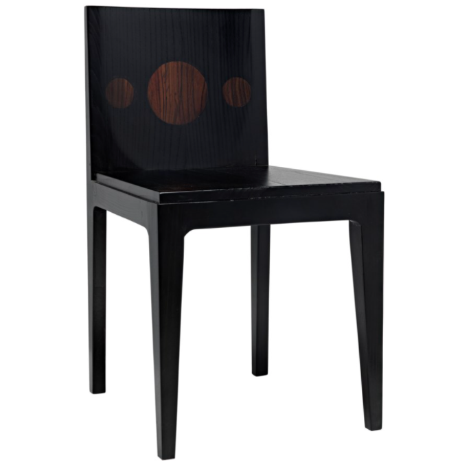 Daphne Chair, Charcoal Black