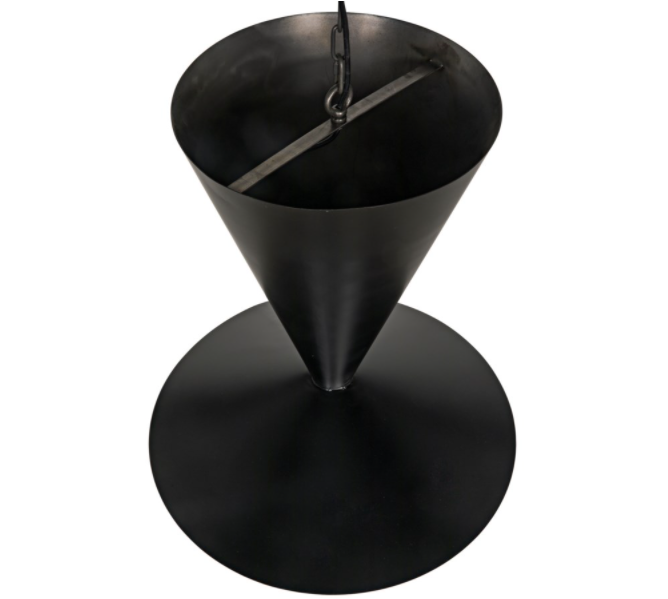 Dunn Pendant, Black Metal