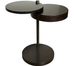 Ebba Side Table Black Metal