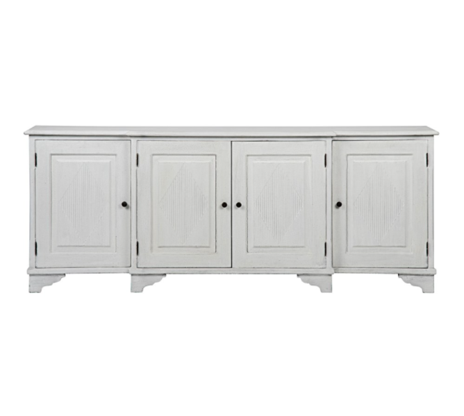 Ellington Sideboard, White Weathered