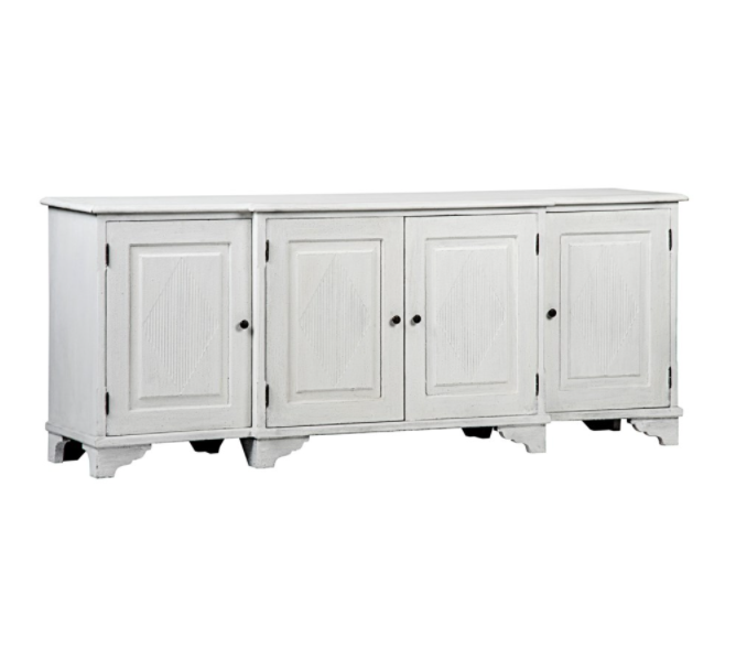 Ellington Sideboard, White Weathered