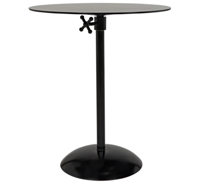 Felix Side Table, Black Metal