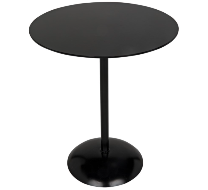 Felix Side Table, Black Metal