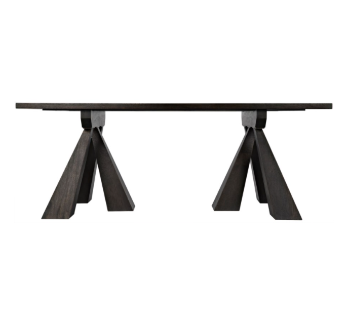 Flotte Dining Table, Ebony Walnut