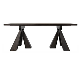 Flotte Dining Table, Ebony Walnut