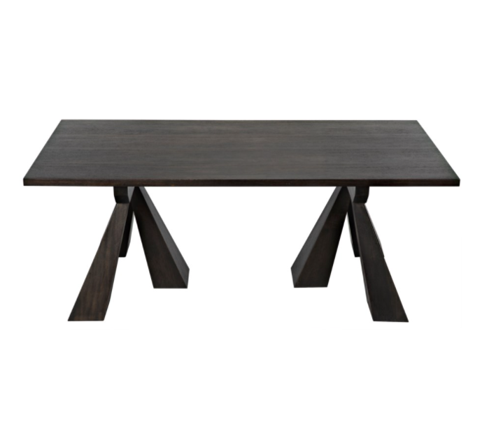 Flotte Dining Table, Ebony Walnut