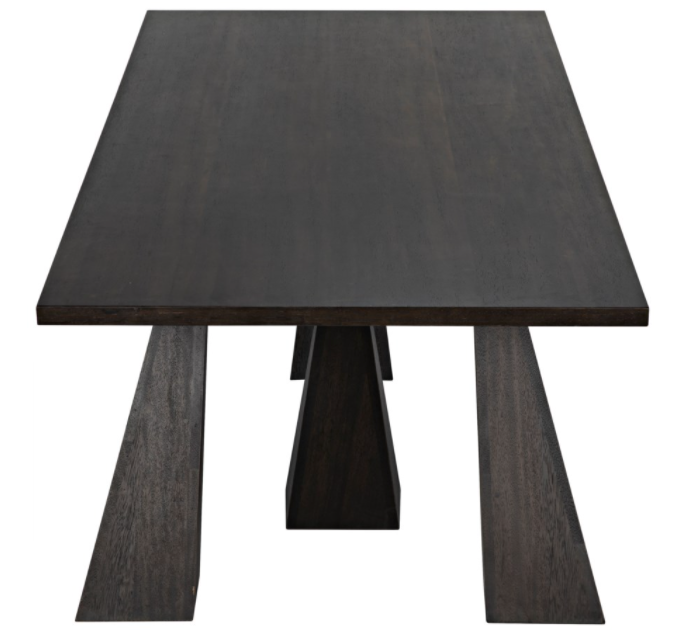 Flotte Dining Table, Ebony Walnut