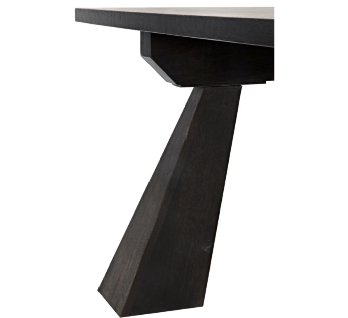 Flotte Dining Table, Ebony Walnut