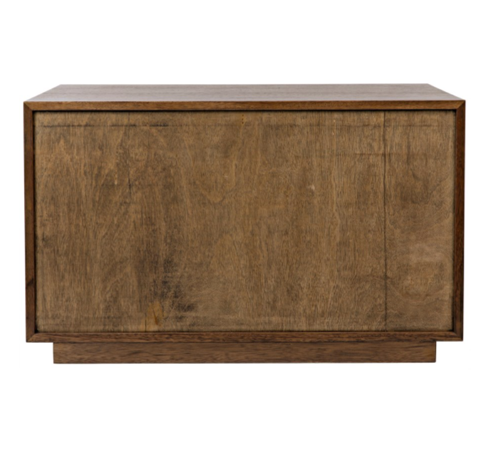 Genti 2 Door Sideboard, Dark Walnut