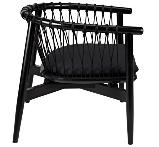 Hector Chair, Charcoal Black