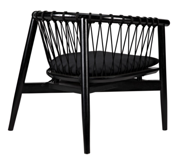 Hector Chair, Charcoal Black