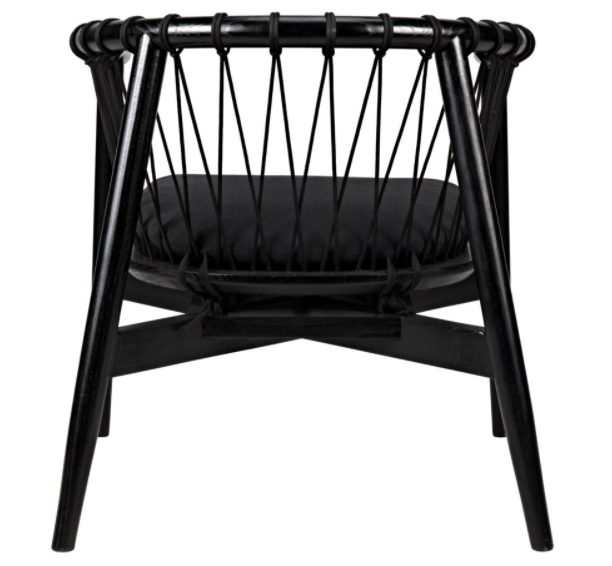 Hector Chair, Charcoal Black