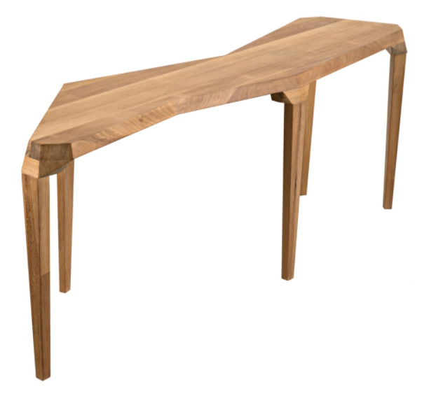 Jax Console, Gold Teak