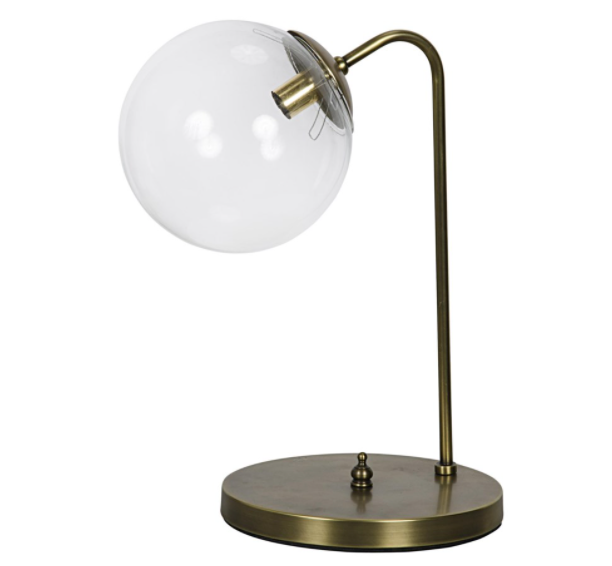 Knick Table Lamp, Antique Brass