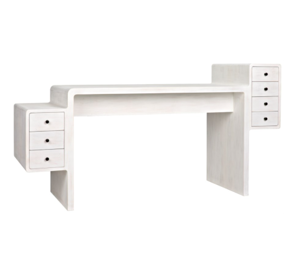 Lance Desk, White Wash