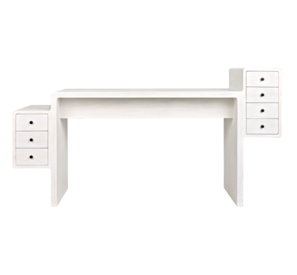 Lance Desk, White Wash