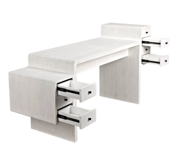 Lance Desk, White Wash