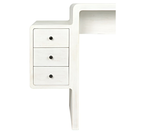 Lance Desk, White Wash