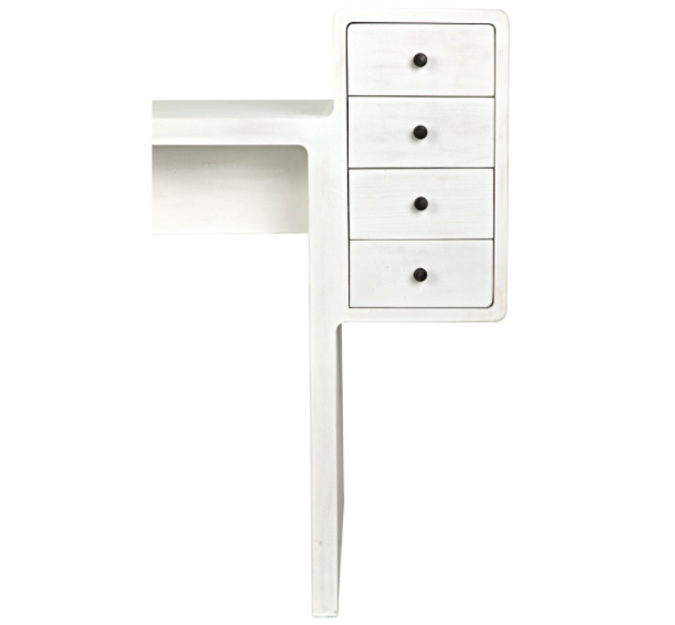 Lance Desk, White Wash