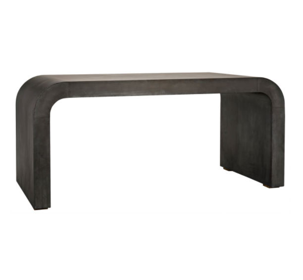 Lazar Desk, Plain Zinc