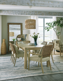 Hooker Furniture Dining Room Surfrider Rectangle Dining Table with 1-18" leaf