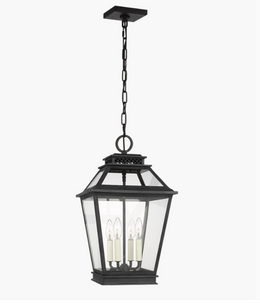 Falmouth Hanging Lantern - Dark Weathered Zinc