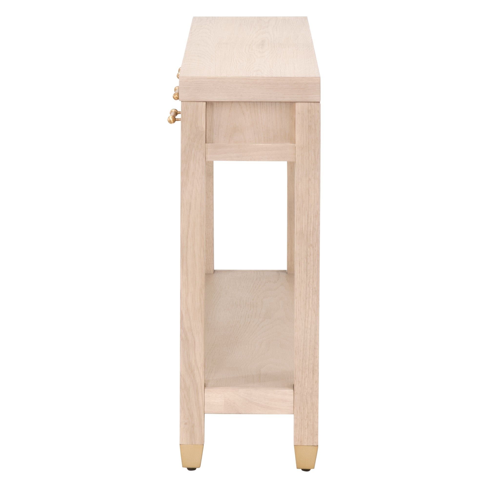 Stella Narrow Console Table, Light Honey Oak