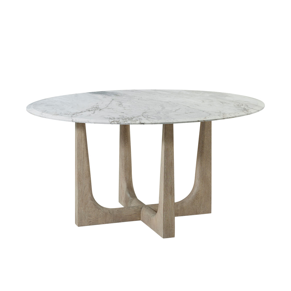 Repose Marble Round Dining Table