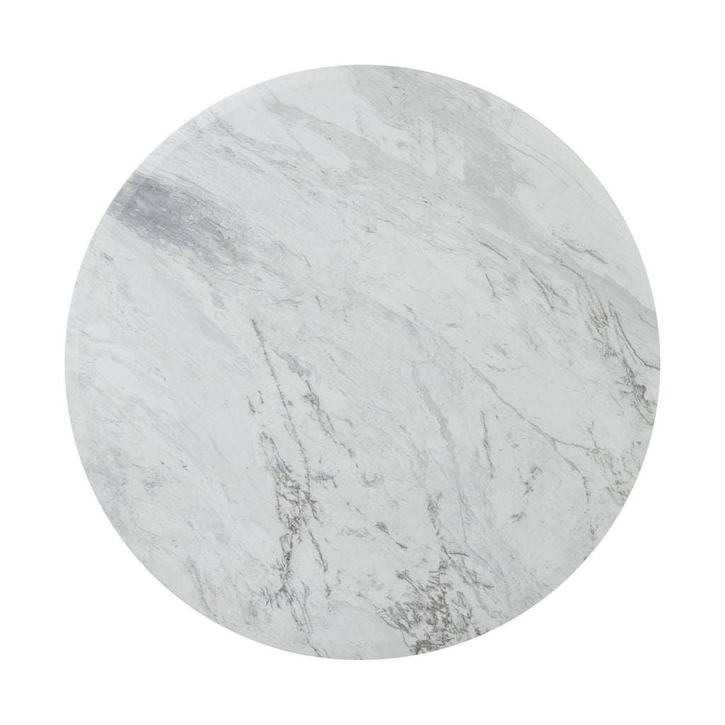 Repose Marble Round Dining Table