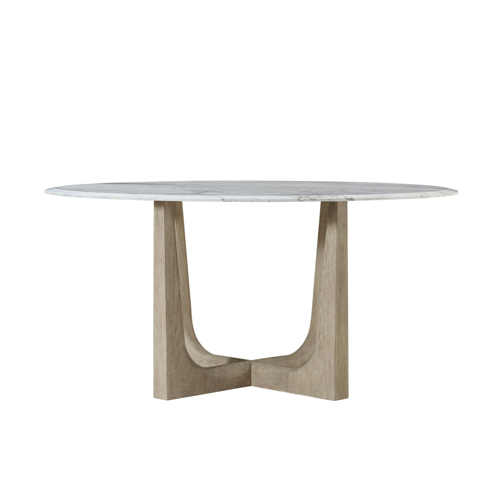 Repose Marble Round Dining Table