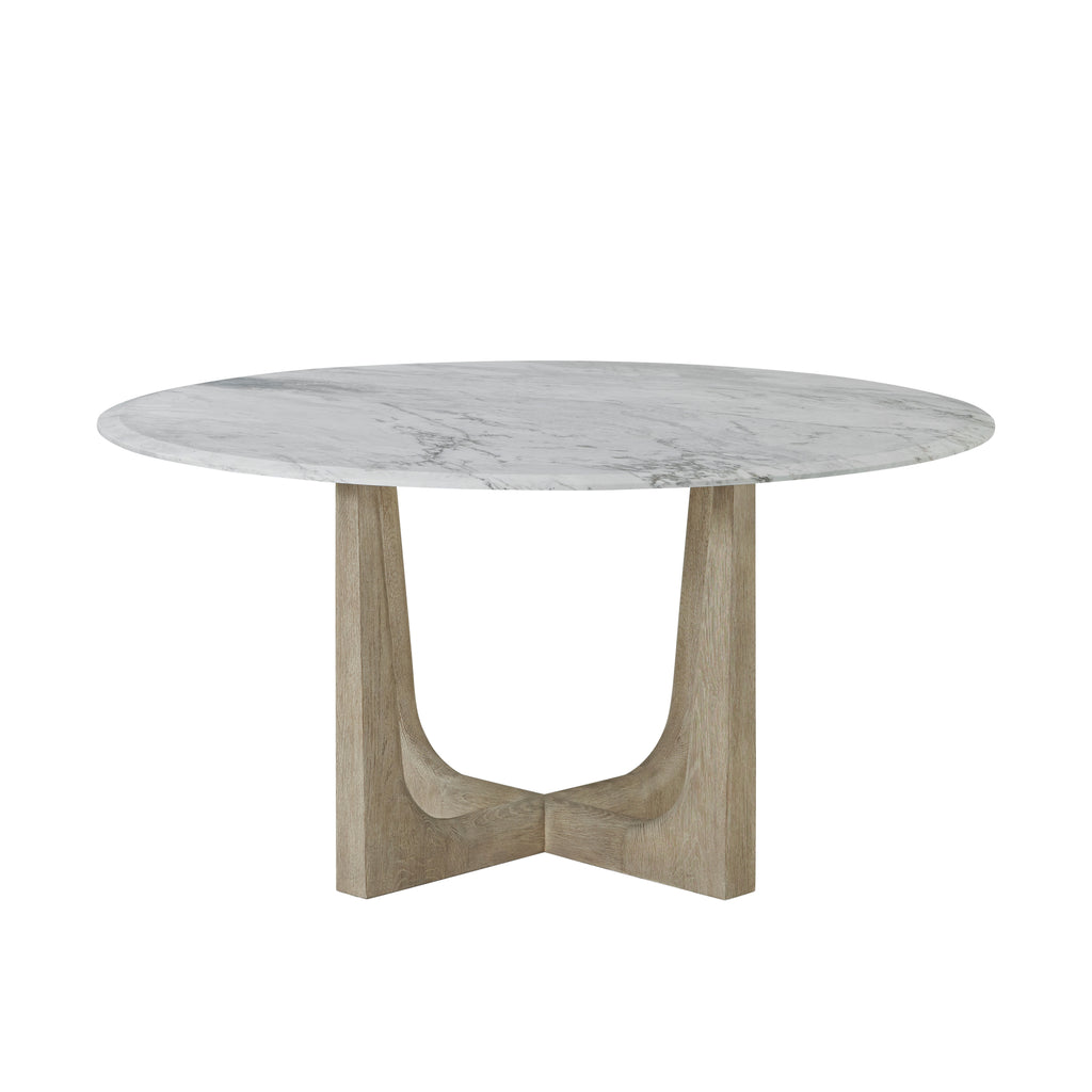 Repose Marble Round Dining Table