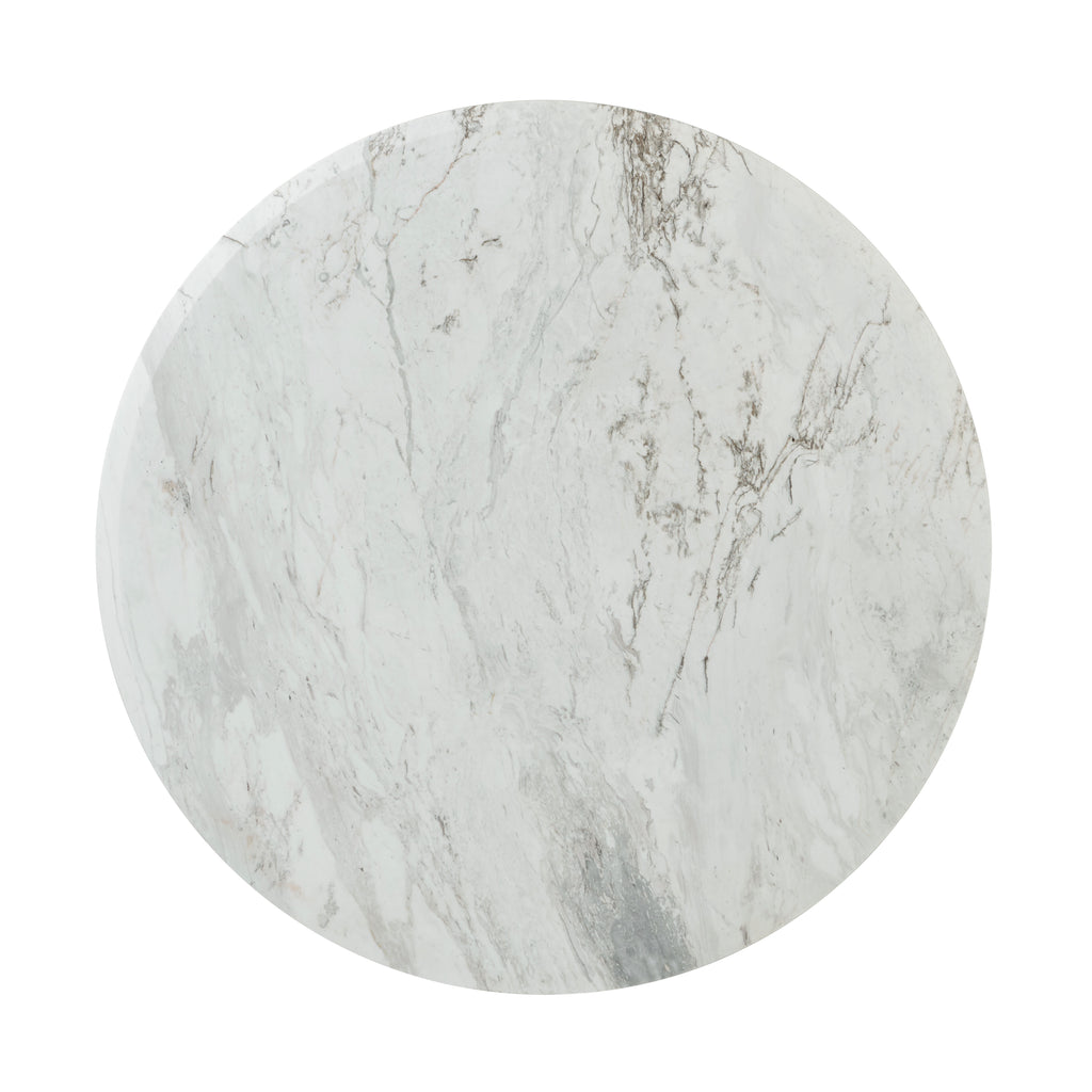 Repose Marble Round Dining Table