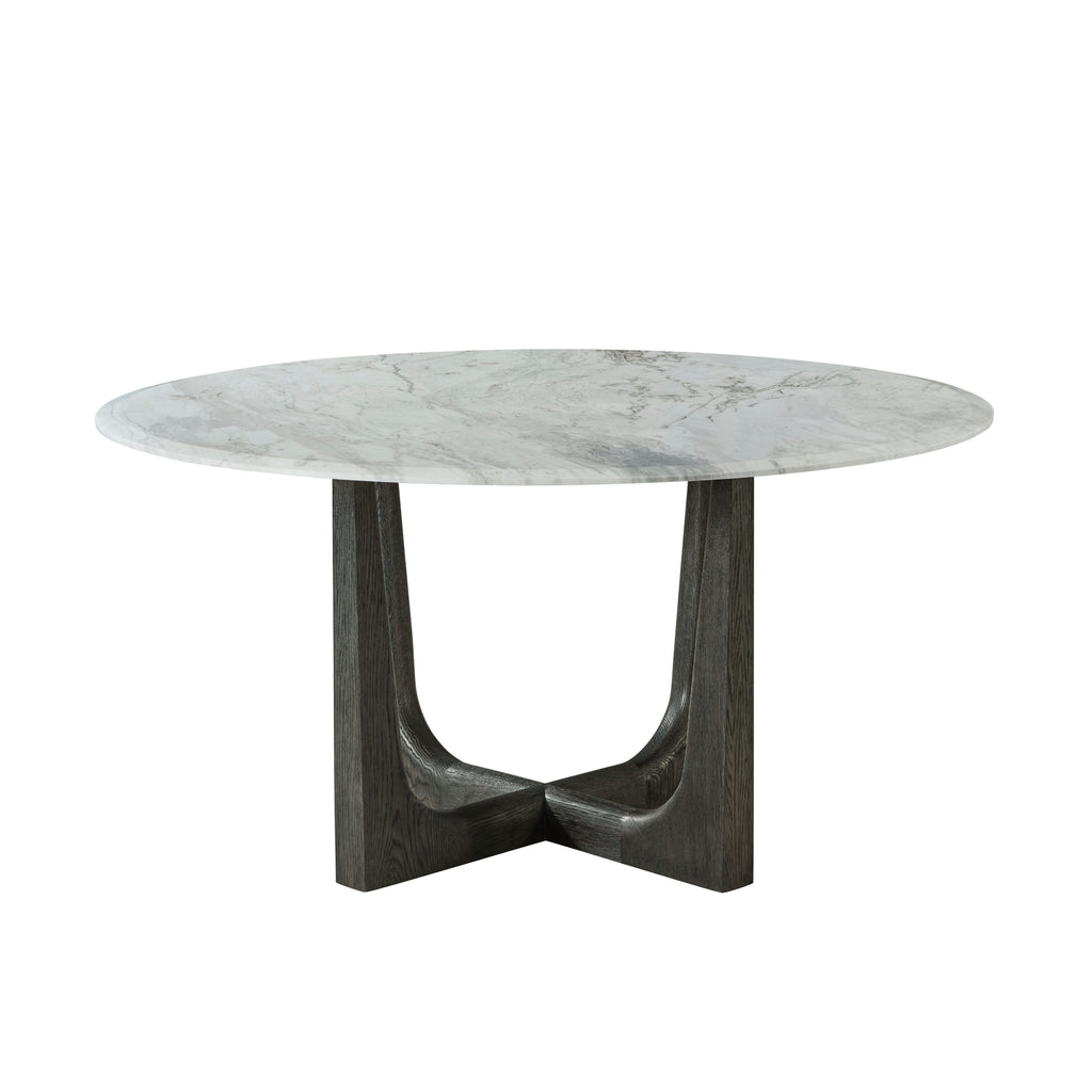 Repose Marble Round Dining Table