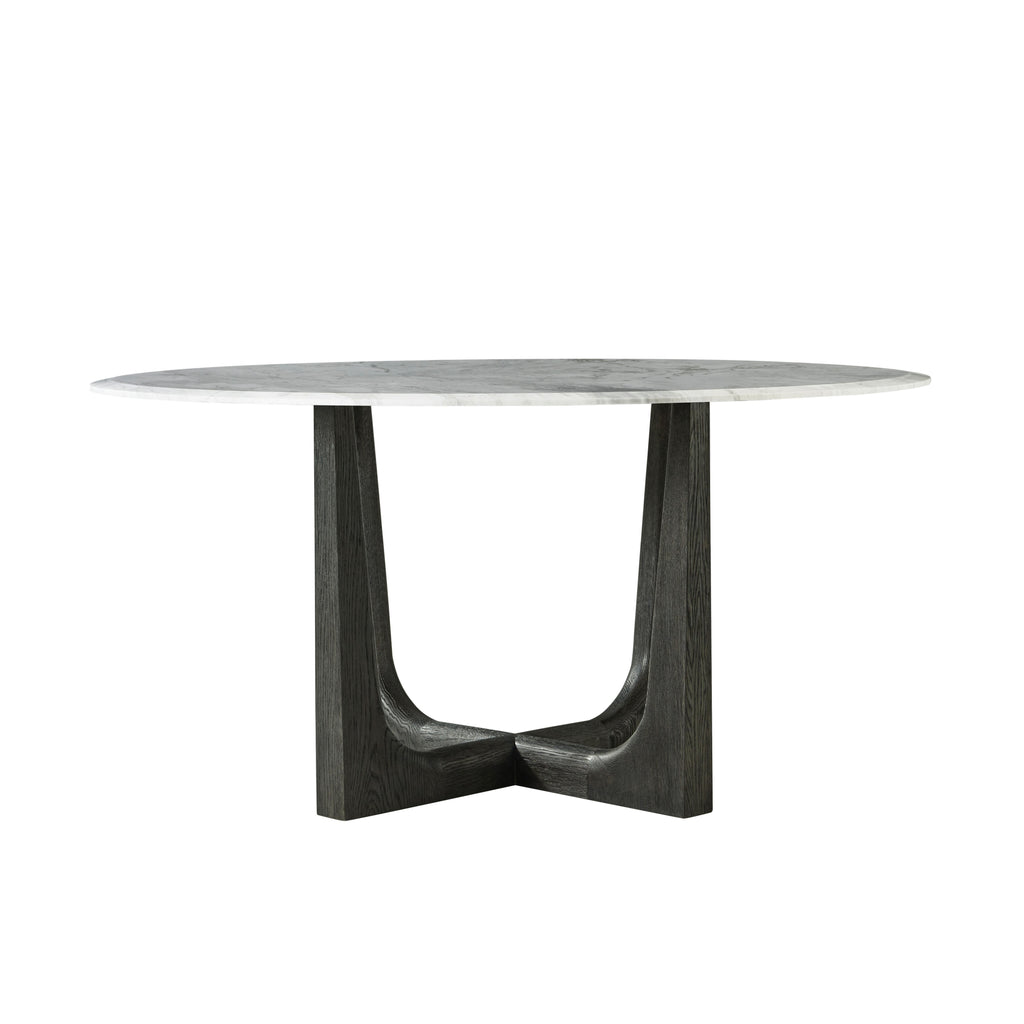 Repose Marble Round Dining Table