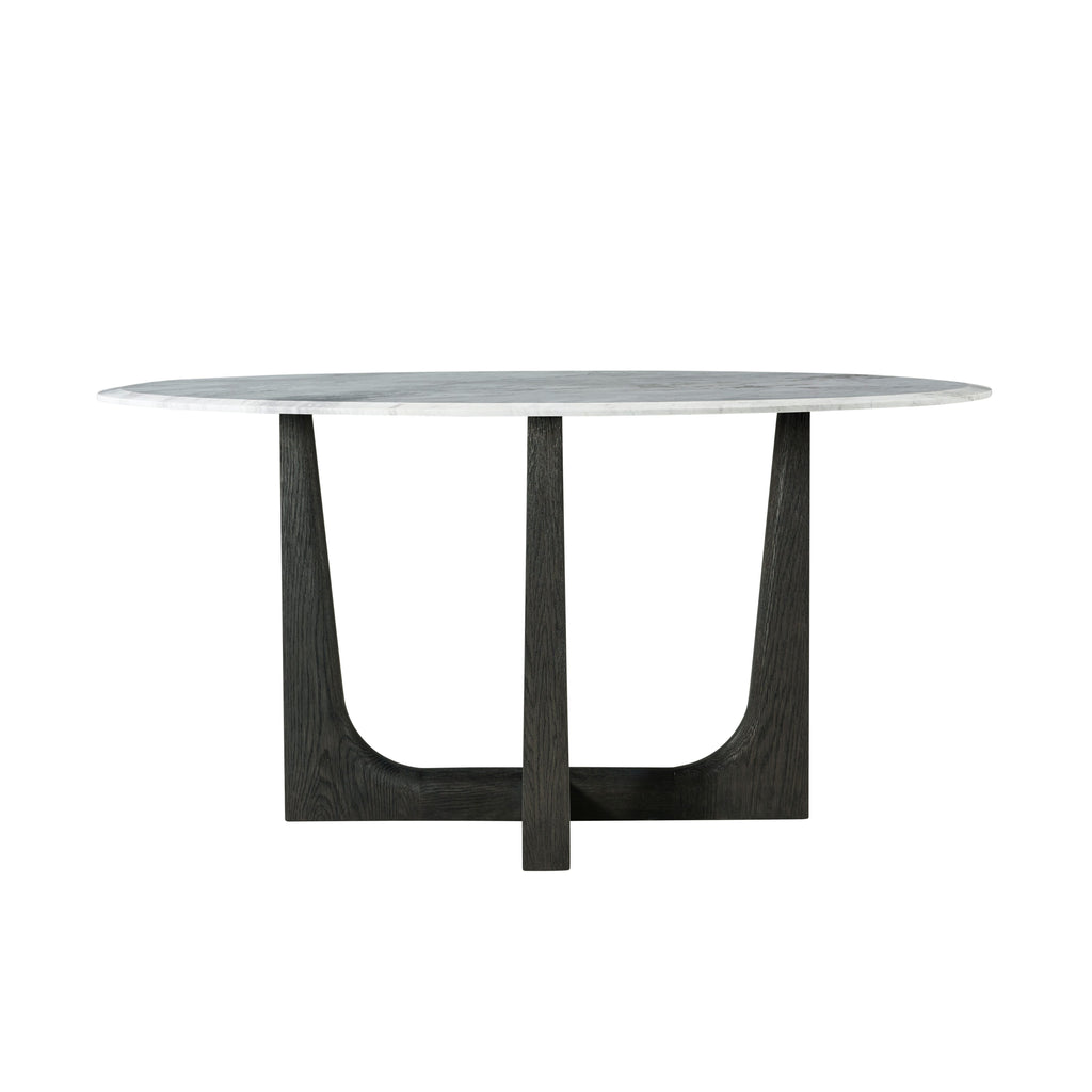 Repose Marble Round Dining Table