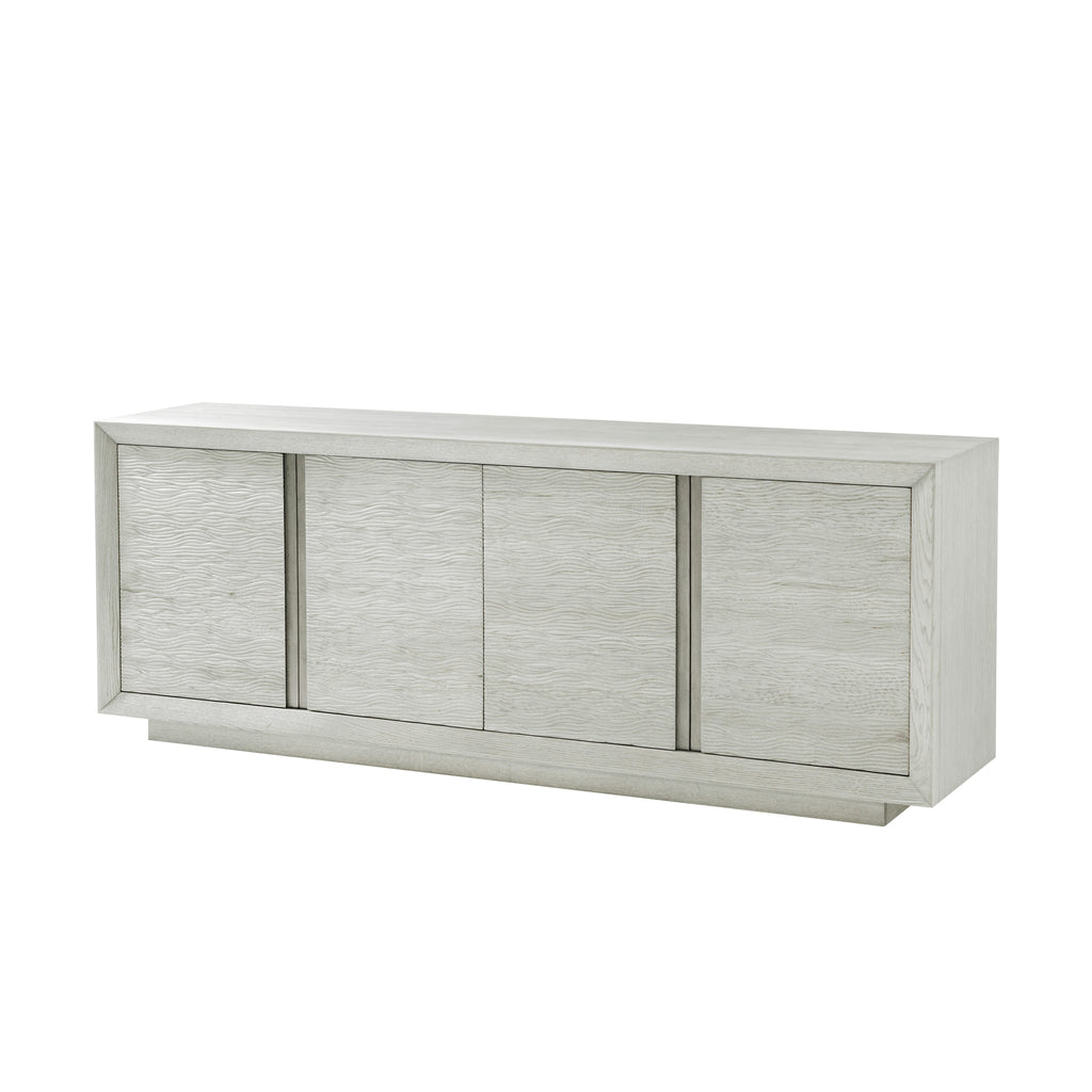 Essence Media Cabinet, Solid Wood, 90"