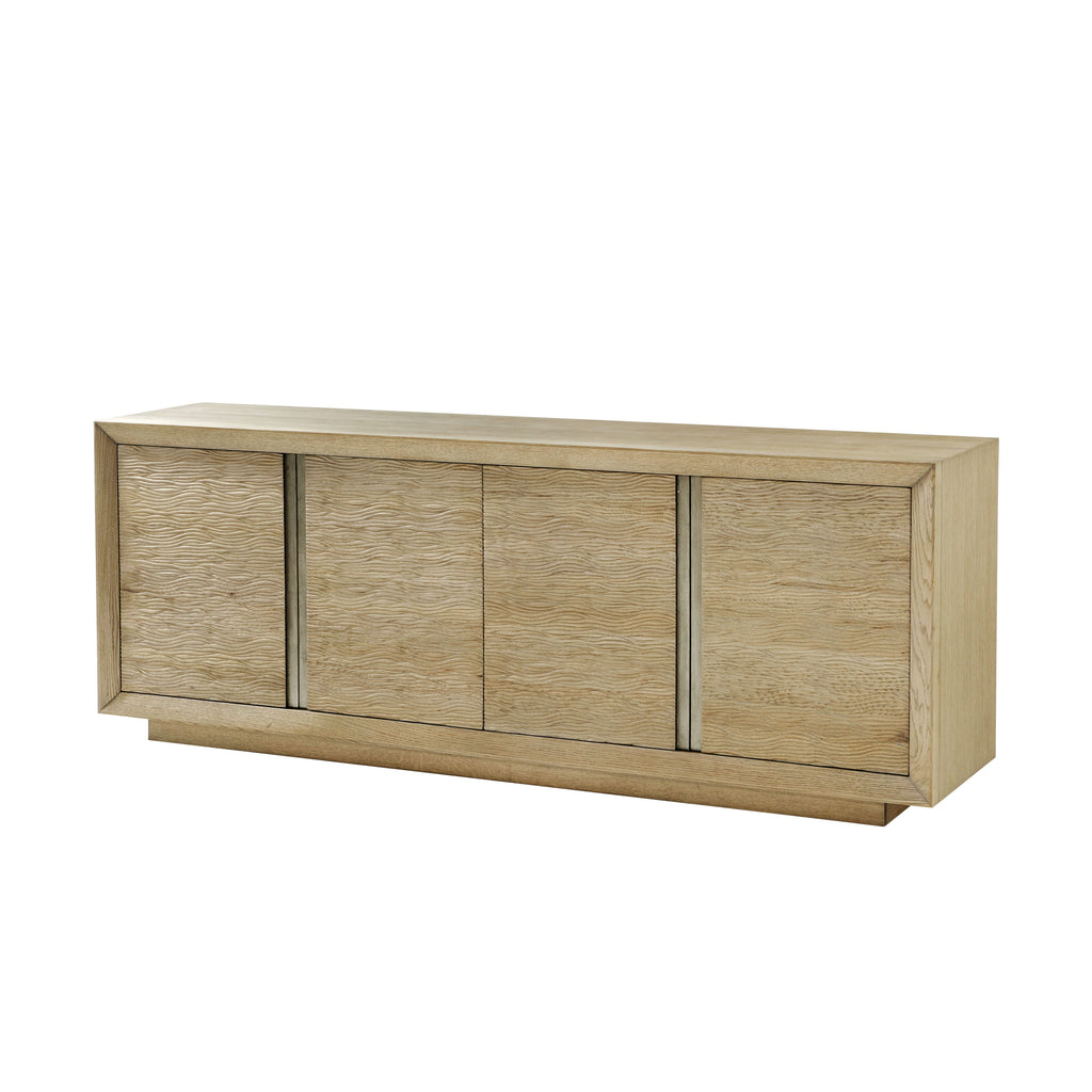 Essence Media Cabinet, Solid Wood, 90"