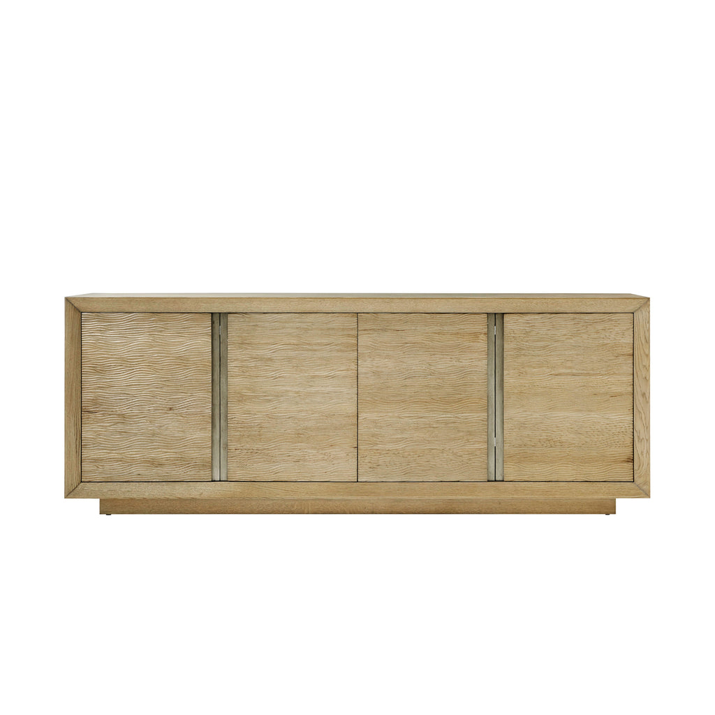 Essence Media Cabinet, Solid Wood, 90"