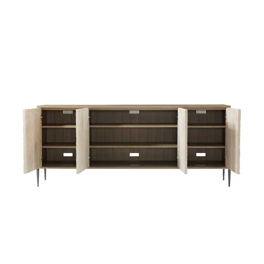 Essence Media Cabinet, Aluminum II