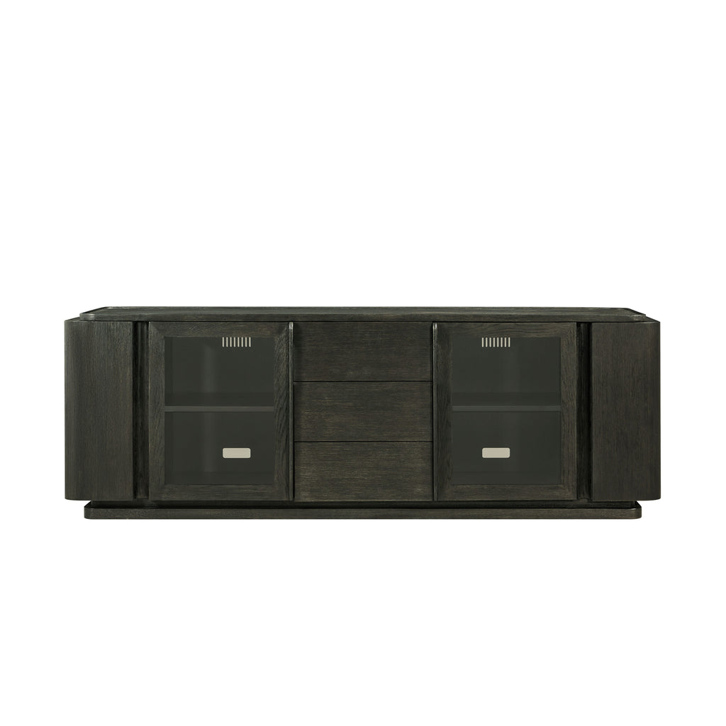 Repose Glass Door Media Console