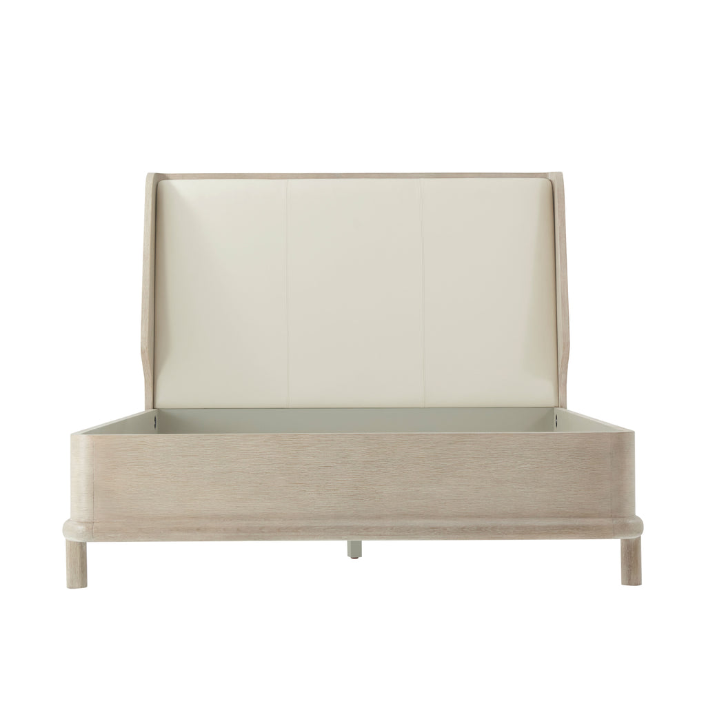 Repose Wooden with Upholstered Headboard US Queen Bed