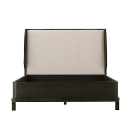 Repose Wooden with Upholstered Headboard US Queen Bed