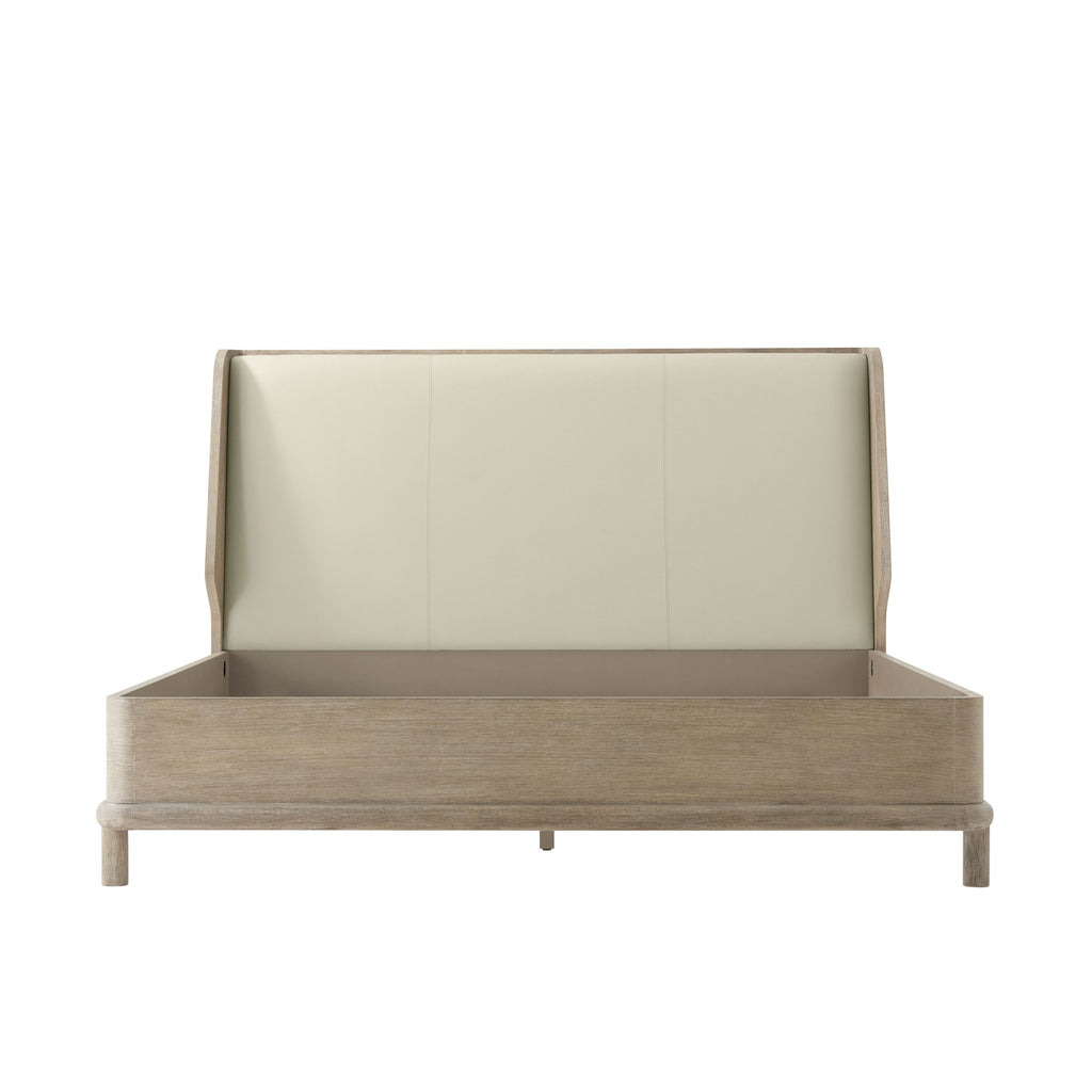 Repose Wooden with Upholstered Headboard US King Bed