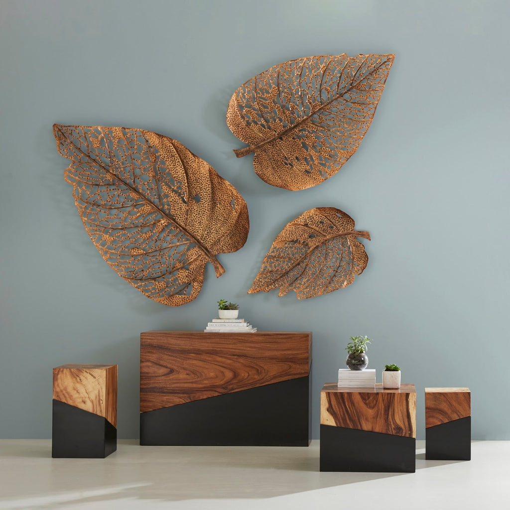 Birch Leaf Wall Art, Copper, LG