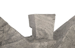Tai Chi Winner Sculpture on Pedestal, Gray Stone/Black
